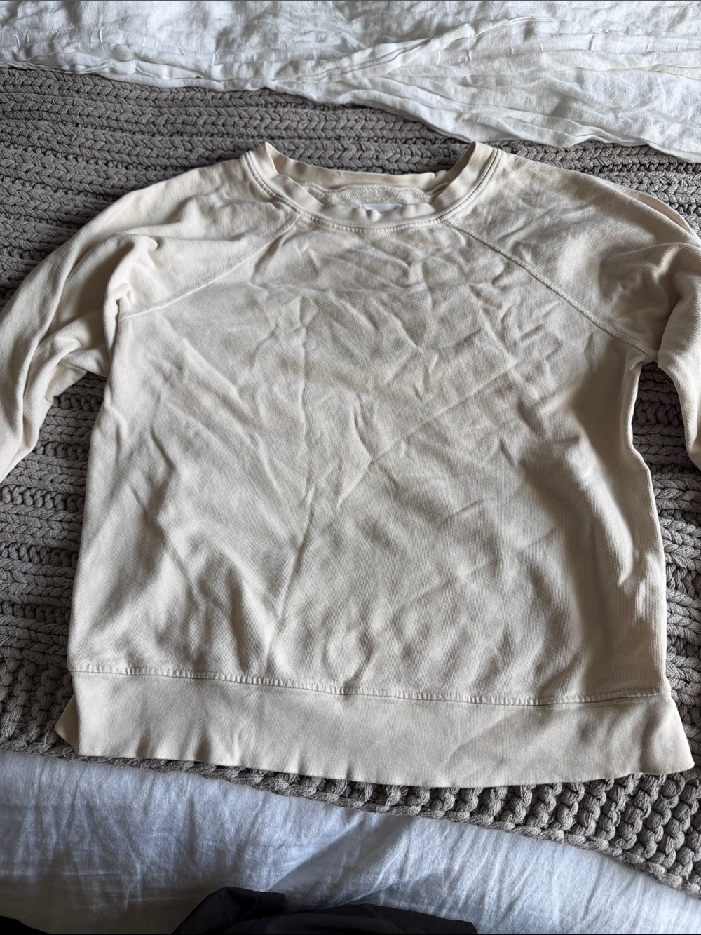 MATE THE LABEL ORGANIC COTTON SWEATSHIRT SMALL